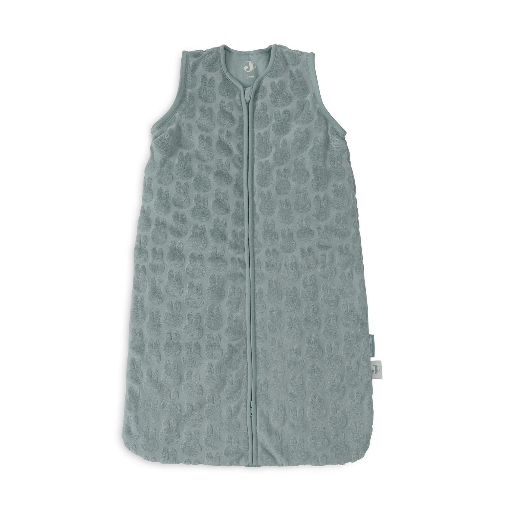 Jollein Slaapzak met afritsbare mouw - Miffy Jacquard Sea Green - 70 CM
