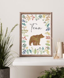 Poster nature beer met naam