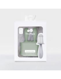 Ezpz Tiny Pops - Sage ijslollyvorm voor baby's