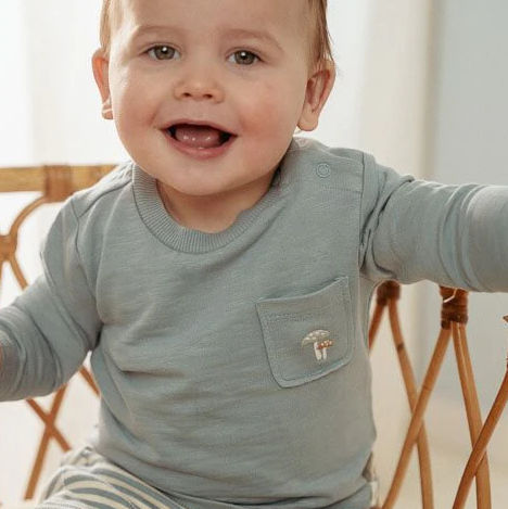 Little Dutch - Shirt lange mouw - Blauw - Forest Friends - 68