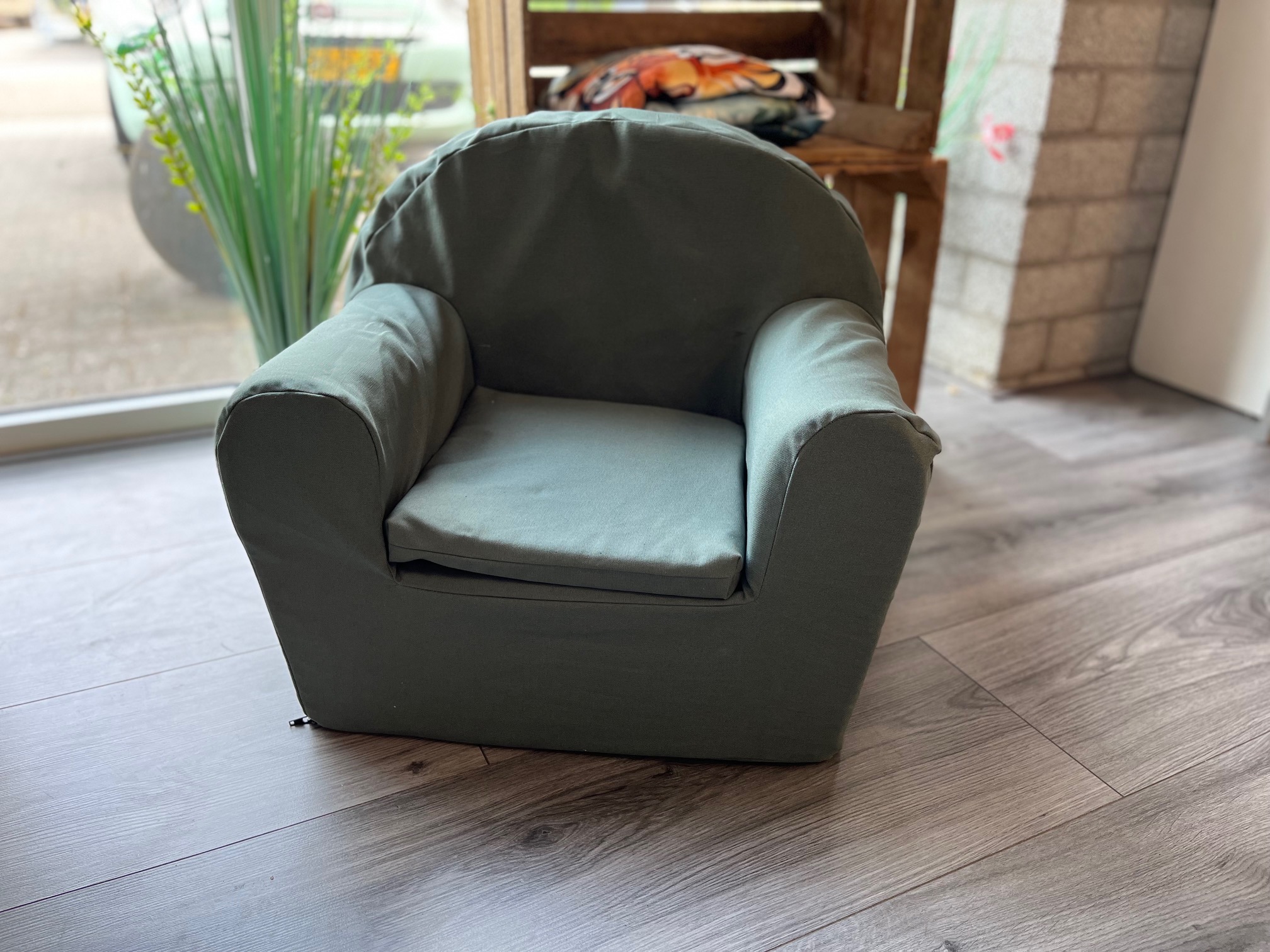 Kinderfauteuil forest green