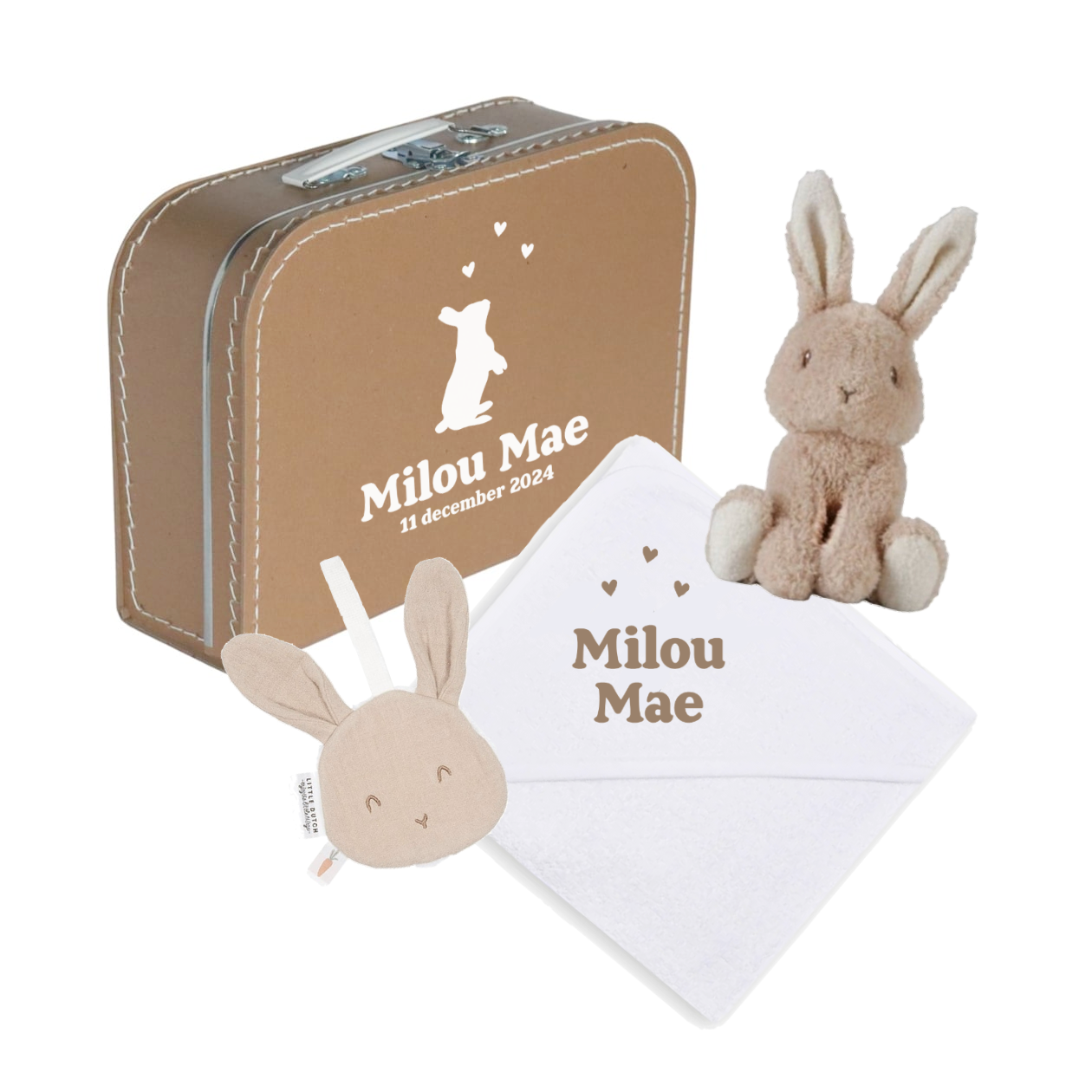 Gevuld Koffertje - Little Dutch Bunnies