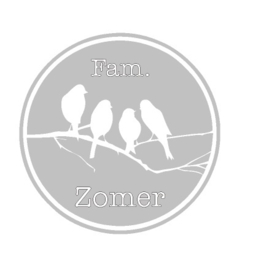 Raamsticker Rond vogels