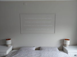 Christelijke muurtekst