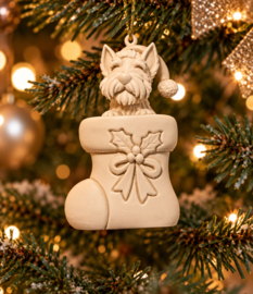 Kerstboom hanger Schotse terrier