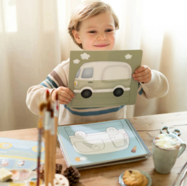 Little Dutch Jim's garage cut and play book