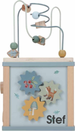 LD7231 Little Dutch Houten Activiteitenkubus - Forest Friends FSCmet naam