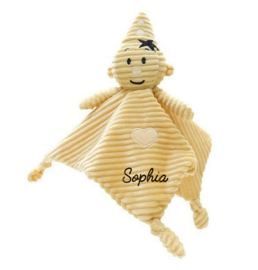 Bumba Corduroy Knuffeldoekje Geel