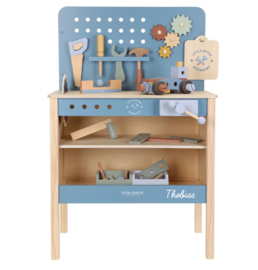 Little Dutch Houten werkbank - Blauw
