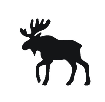 agentschap Gezag of Sticker moose eland A | Voer & vaartuigen | The River House