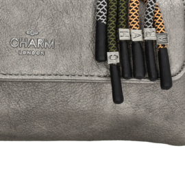 Charm crossbodytas Tottingham art. 20628 -pewter/donkerzilverkleur