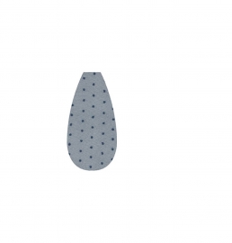 Oroblu fantasiepanty polkadot Adelle - donkerblauw