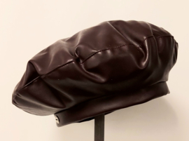 Damesbaret Leatherlook art. 2911 - bordeaux