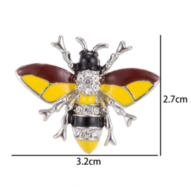 Broche Bee art. 4083 - zilverkleur