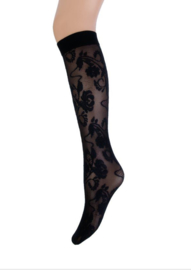 Marcmarcs fantasiekniekous Flower Lace art. 87380 - zwart