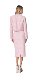 Nana korte damesblazer Love art. 8011-2 - roze