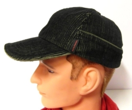 Stetson herencap Oblong art. 277023 - zwart/legergroen