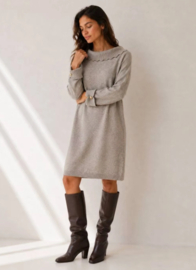 Damesjurk knitted Valerie art. TC111 - taupe gemêleerd