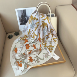 MP luxe vierkante shawl 70 x 70 art. 4061 - offwhite