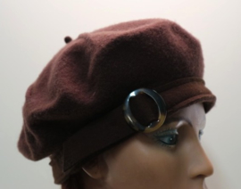 Fiebig damesbaret art. 53519 - bruin