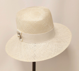 Weba Hats dameshoed Ramie art. 4500 - offwhite