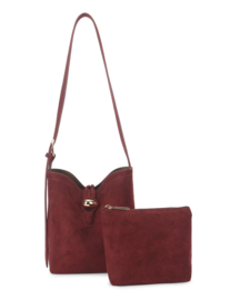 Hand- en schoudertas art. 40131 - bordeaux