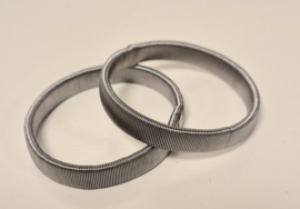 Mouwophouders smal glad art. 2192 - donkerzilver