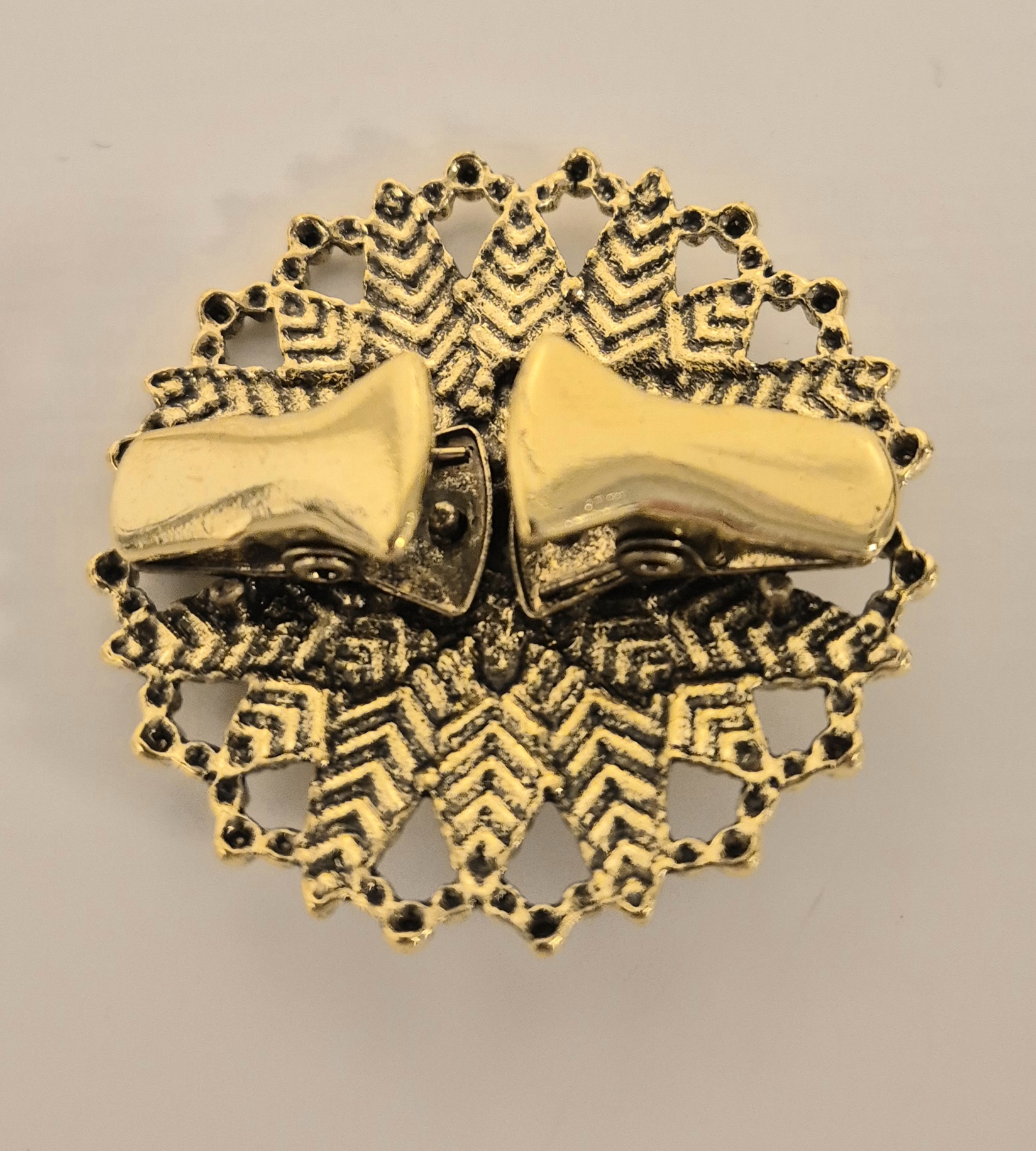 Vestclip/vestsluiting art. 9994 - goudkleur