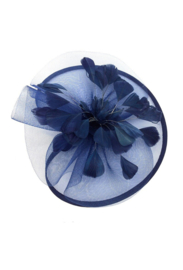 Fascinator/haargarnering art. AC-306-7 - blauw