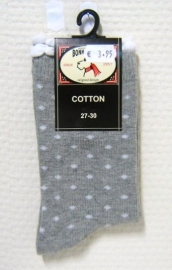 Bonnie Doon Dots Sock  art. BN14.31.60 - lichtgrijs