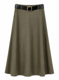 Rok suèdine uni art. 24483 - groen