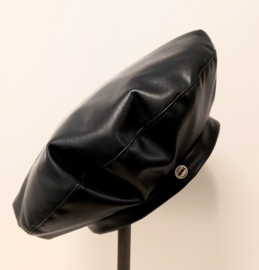 Damesbaret Leatherlook art. 2911 - donkerblauw