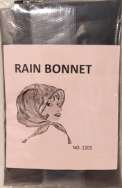 Regenkapje Rain bonnet art. 2205 - transparant/zwart