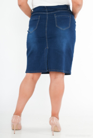 Lolo stretchdenim rok art. JP2045 - blauw