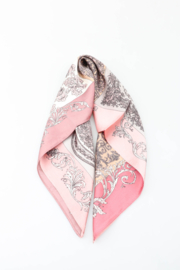Marco luxe vierkante shawl 70 x 70 art. 3769 - oudroze