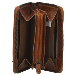 Micmacbags portemonnee Porto art. 18066 - bruin/cognac