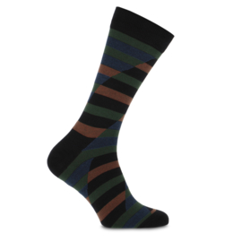 Marcmarcs herensok Joe art. 92156 - zwart/groen/cognac