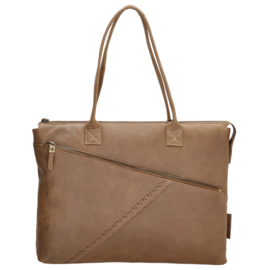 Micmacbags laptop-/werktas Marrakech art. 20674 - taupe