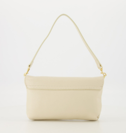 Hand- en schoudertas/clutch Hilary art. D37 - ecru/beige
