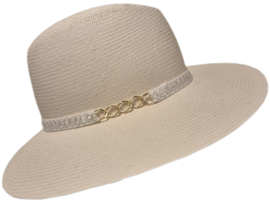 Weba Hats dameshoed Panama art. 1024 - offwhite