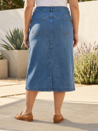 Rok stretchdenim Voggo art. 1075 - middenblauw