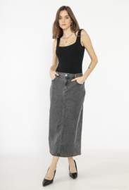 Bestiny stretchdenim rok art. 1803 - grijs