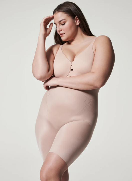 Spanx Thinstincts® 2.0 High-Waisted Mid-Thigh Short art. 10233R - champagne beige