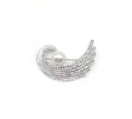 Broche Fantasie art. 4602 - zilverkleur