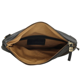 MicMacbags schoudertas Marrakech art. 20673 - zwart