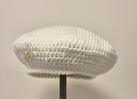Gehaakte kinderbaret Chunky 12 - offwhite/4977