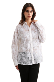 JH damesblouse met kant art. 28609 - wit