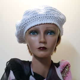 Damesbaret Eva 15 - wit