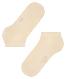 FALKE dames sneaker-/enkelsokken effen Family art. 46489 - cream