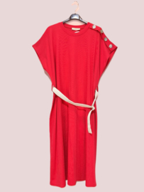 NS jurk Demi inclusief ceintuur art. 1150 - rood